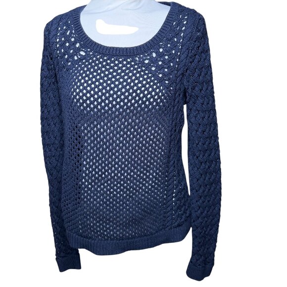 Anthropologie Sweaters - MOTH for Anthropologie womens loose knit blue sweater Medium